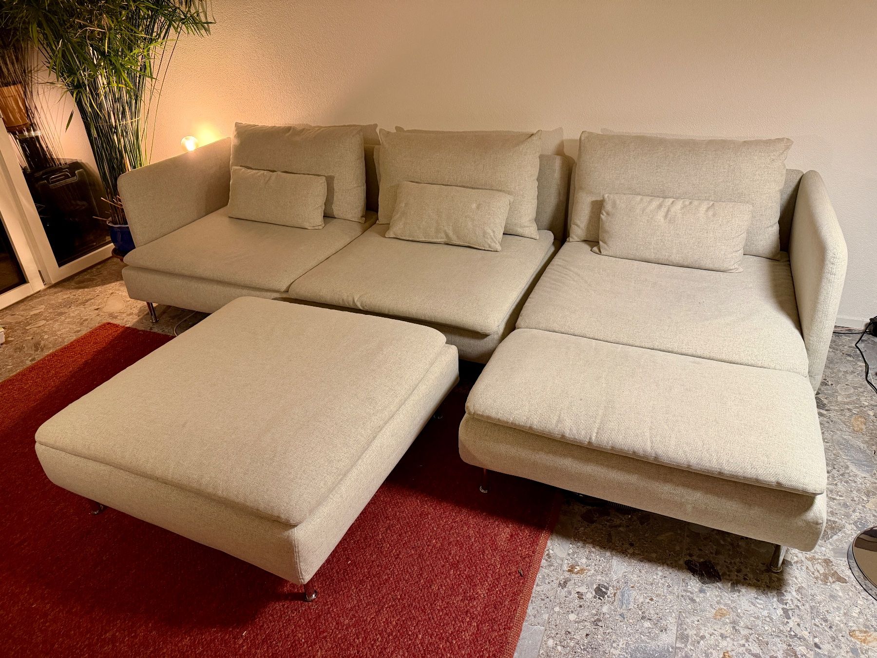 Ikea Divani: SÖDERHAMN 4er-Sofa mit Récamiere – Usato da Bern venduto da maurus1996 5