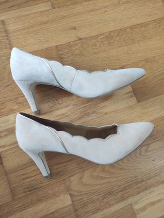 Mint & Berry Damen Pumps rosa Wildleder, Gr. 38