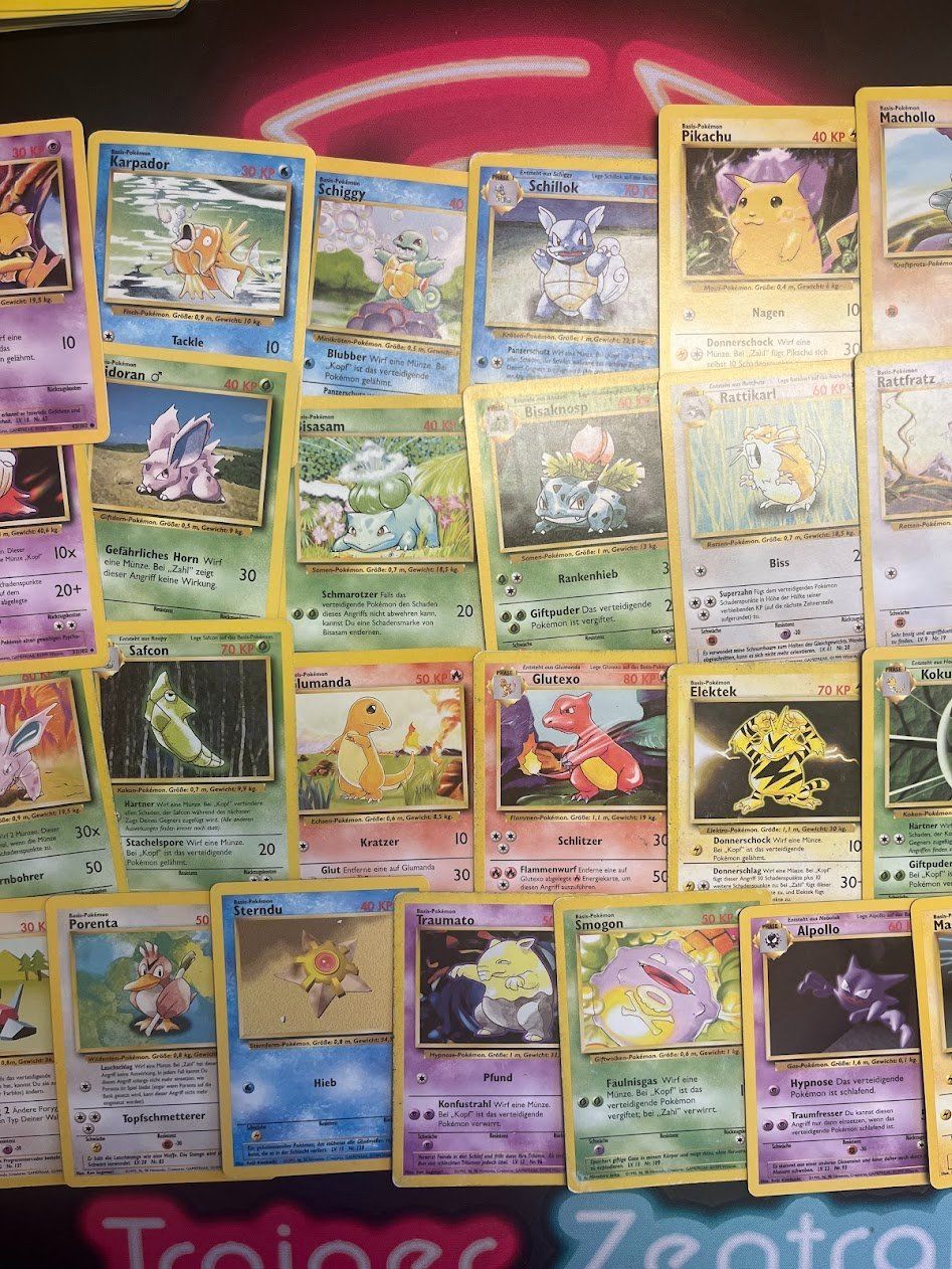 Pokémon Sammelbilder & Trading cards: Pokemon -   Base set 66 Verschiedene Karten , Vintage – Gebraucht aus schaan von Schokoloco 2