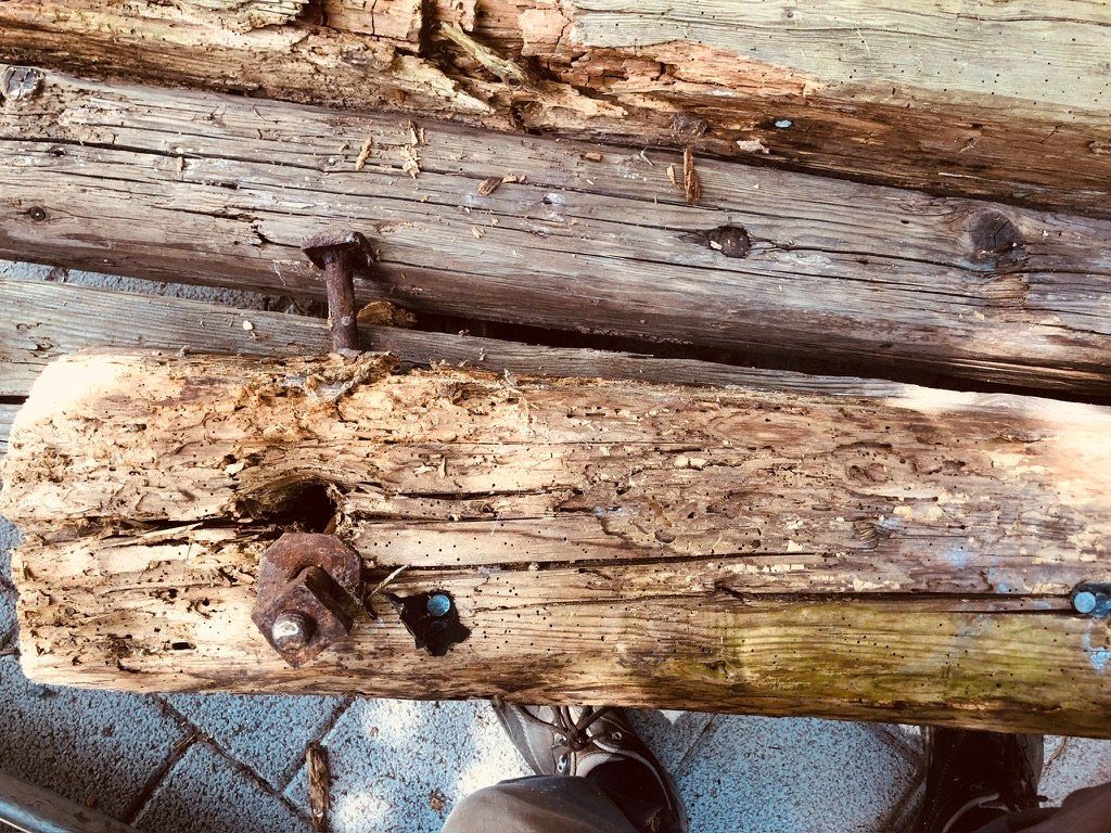 Articoli in legno: 30 Laufmeter Altholzbalken, ca. 250 jährig – Usato da Haslen GL venduto da Willi17 7