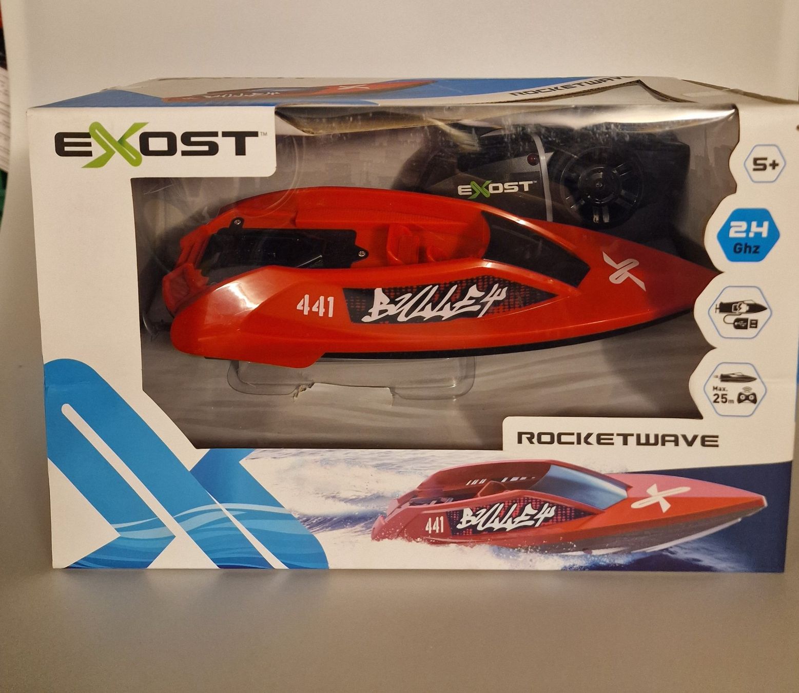 Modellismo RC: Exost Rocketwave, ferngesteuertes Boot Neu – Nuovo e nell'imballaggio originale da Oberuzwil venduto da aseinkaufswelt