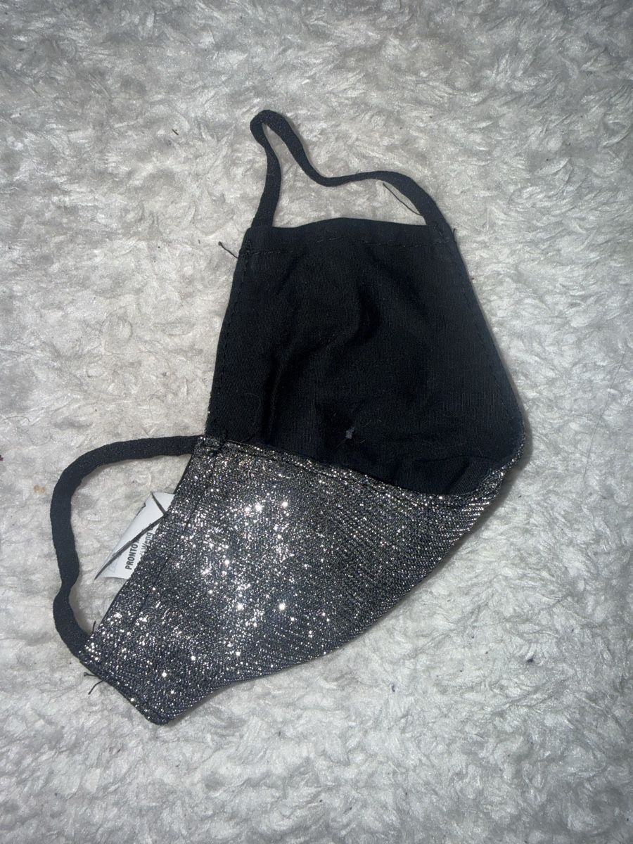 Maschere: Gesichtsmaske glitzernd Schwarz one size neu – Nuovo (secondo la descrizione) da Liestal venduto da isa_8y72 1