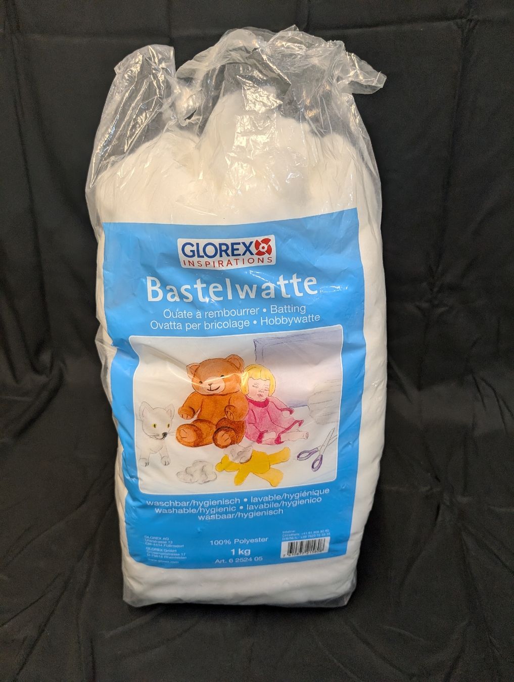 Materiale di riempimento: Glorex Bastelwatte 650g Polyester weiss – Usato da Wiezikon b.Sirnach venduto da CaRo_Second