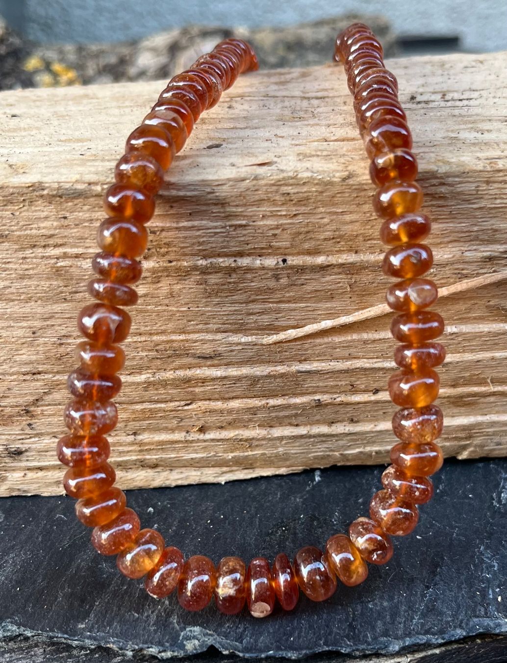 Catenine: Hessonit Granat Kette, Aktion, alter Preis 69.-- – Nuovo (secondo la descrizione) da Diegten venduto da hamofi57 6