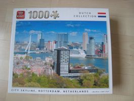 Dutch Coll. 1000 Teile PUZZLE KING City Skyline Rotterdam Ne