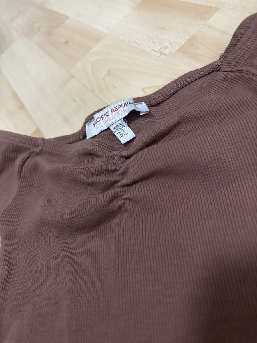 Pull&Bear Top: Top Braun XS/S – Nuovo (secondo la descrizione) da zürich venduto da mapaXXefaboo 2