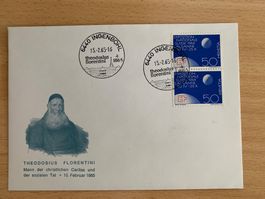 Theodosius Florentini Ersttagsbrief 1965 Ingenbohl