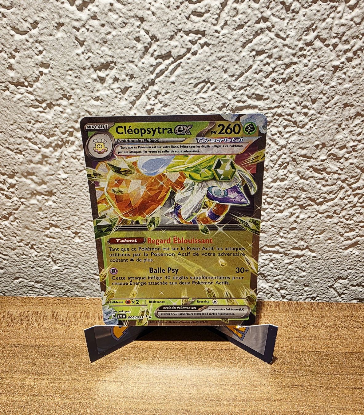 Pokémon Carte collezionabili: Cléopsytra EX 006/091 Destinées de Paldea – Nuovo (secondo la descrizione) da Turin (Salins) venduto da Meeelll01