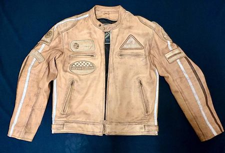 Motorrad Jacke Leder 