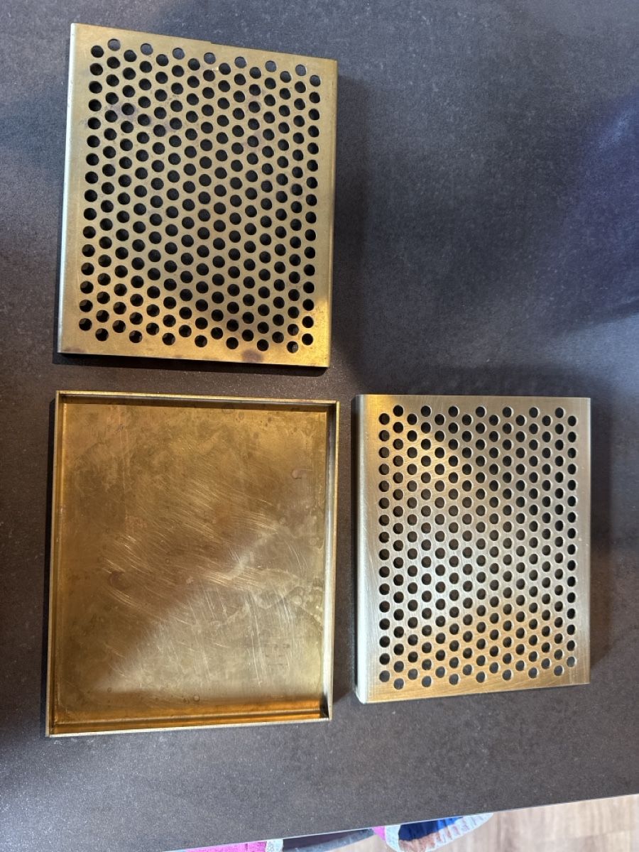 Cucine complete: Tropfschahle aus Messingblech – Usato da Affoltern BE venduto da didu-k 2