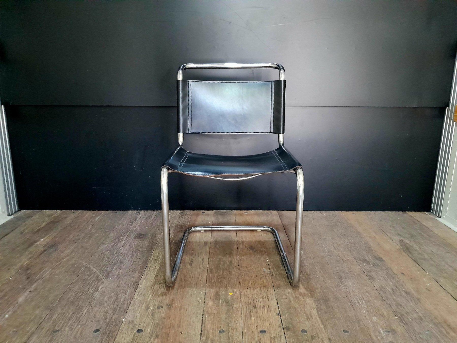 Chaises: Vintage Leder Freischwinger – D'occasion à Männedorf par Bel-view 2