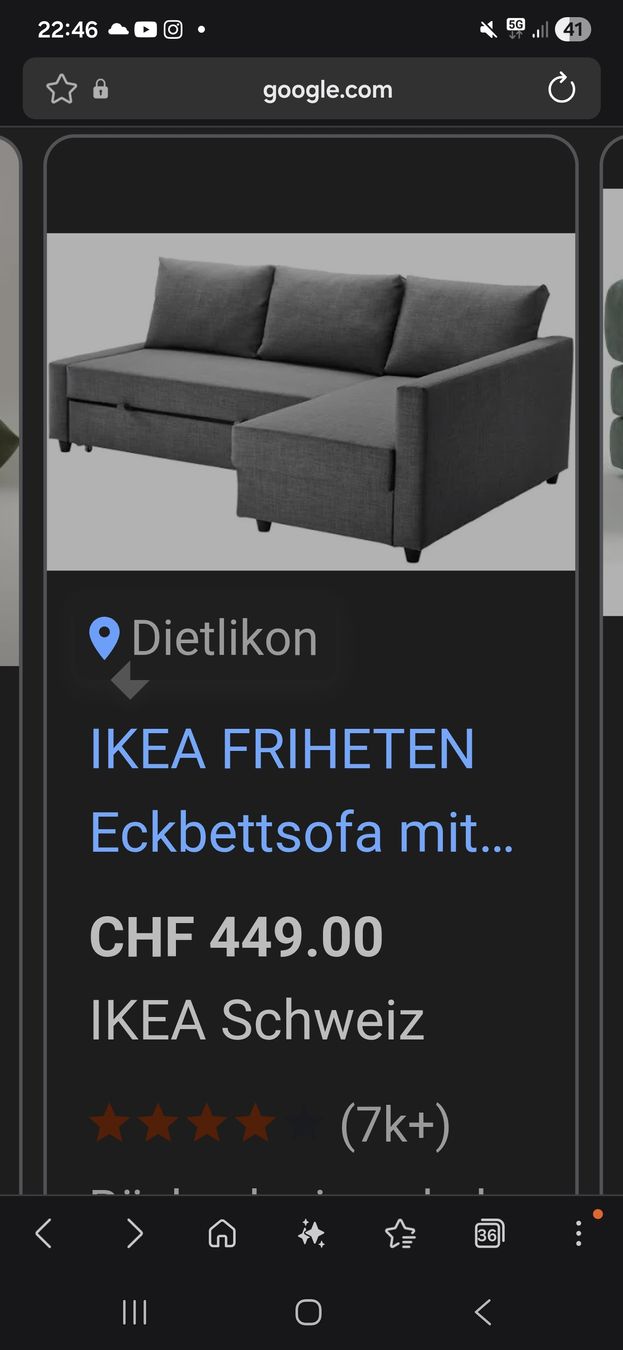 Sofas: Sofa Ikea – Gebraucht aus Neuenkirch von san_2zyg 1