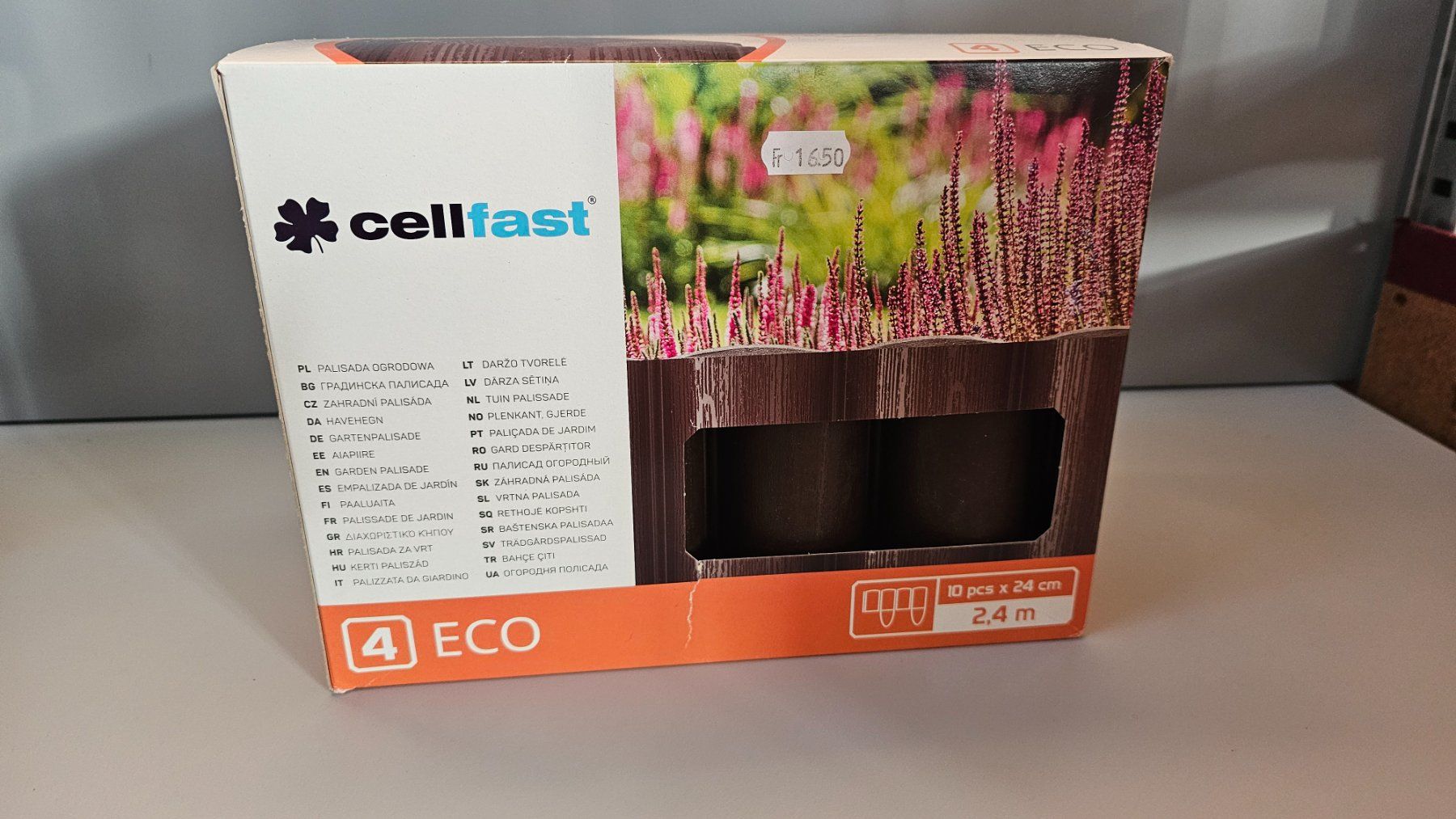 Fendivista: Cellfast Gartenpalisade 2,4m, 4/ECO braun – Nuovo e nell'imballaggio originale da Koppigen venduto da Bracher_Mail-House 3