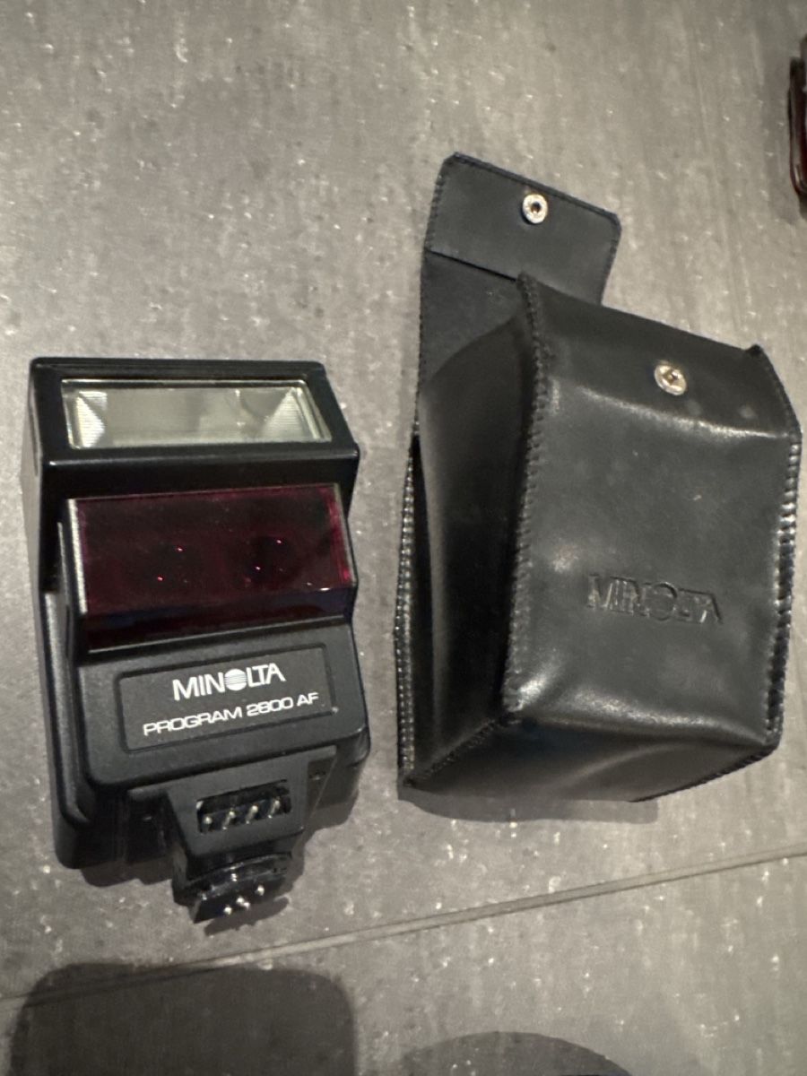 Minolta Flash: Minolta Program 2800 AF Blitzgerät - Top Zustand! – Usato da Vilters venduto da tha-tha 1