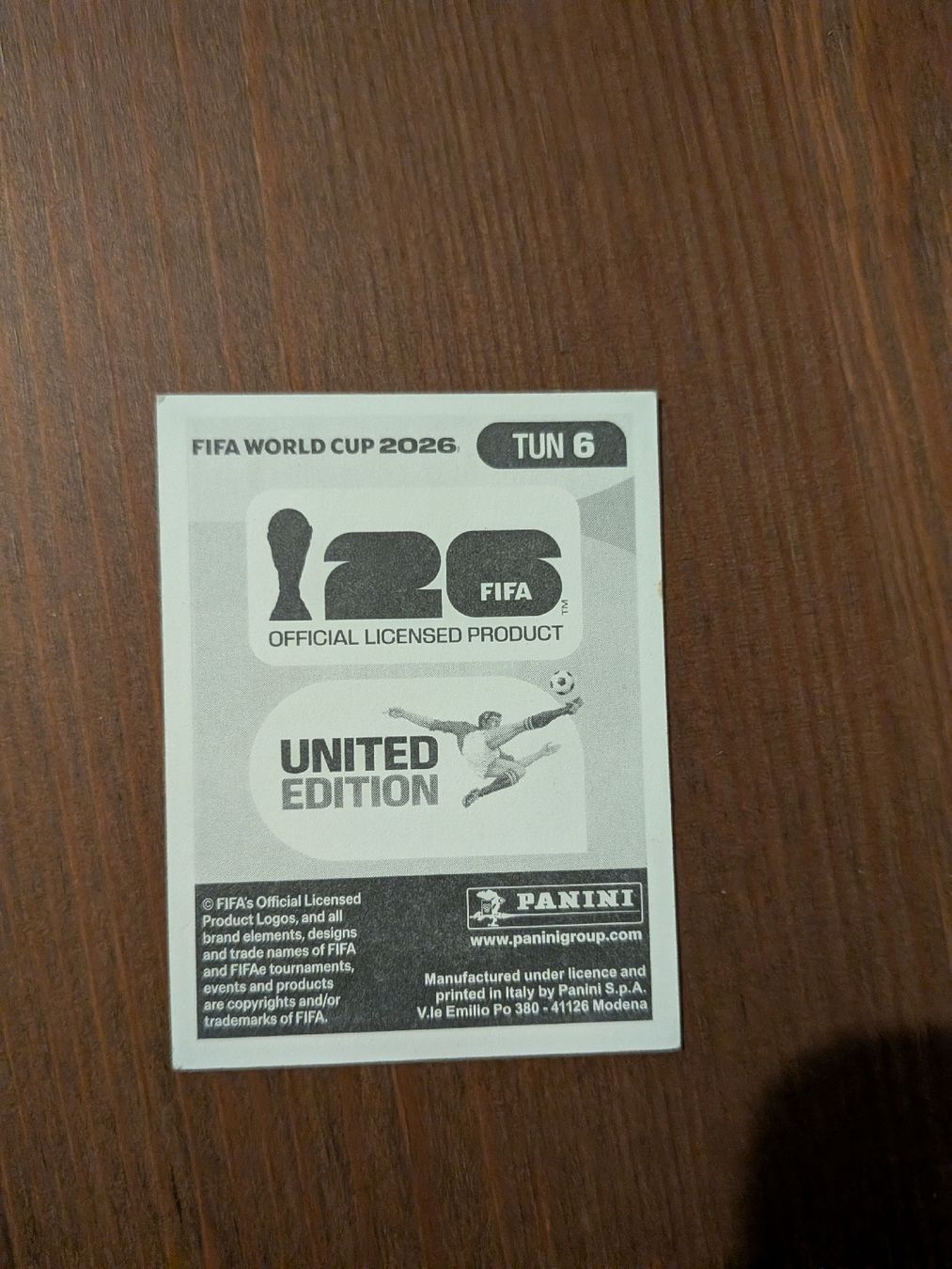 Panini Carte collezionabili: Panini Bild TUN 6 – Usato da Eschenbach SG venduto da SanFranciscoCalifornia 1