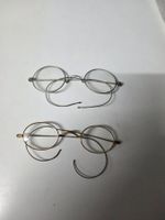 Antike Brille, runde Gläser