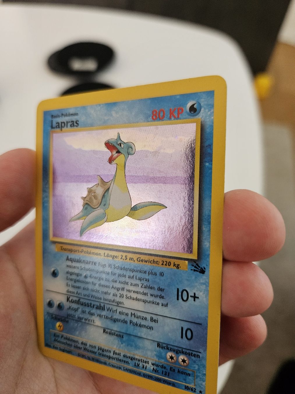 Pokémon Carte collezionabili: Pokemon Lapras Holo Fossil Set – Usato da Baar venduto da phi_6xdh 2