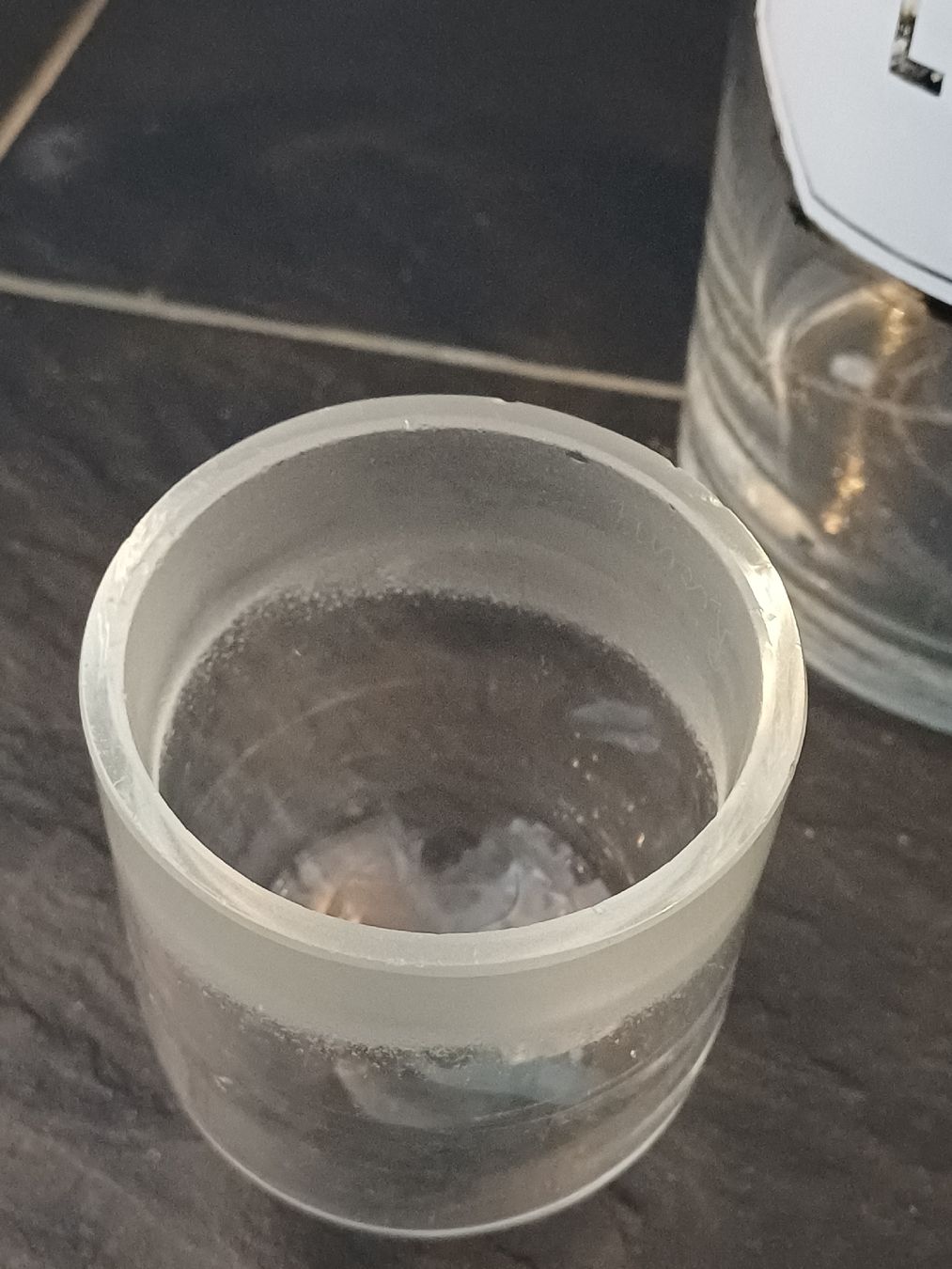 Accessori da laboratorio: Alte Apothekerflasche, Leinöl roh – Usato da Niederuzwil venduto da wolkenlos80 8