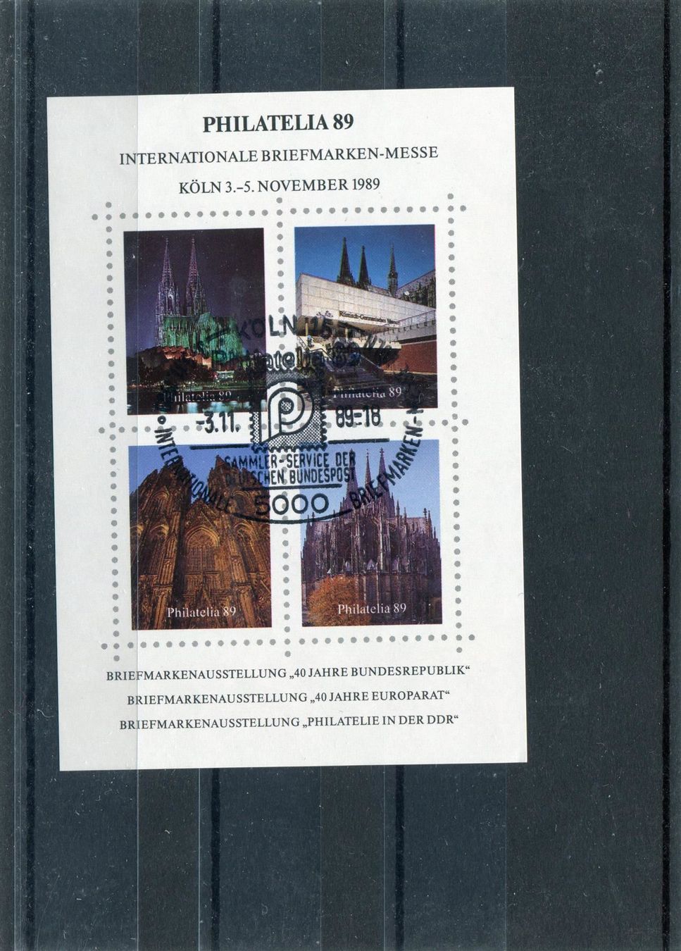 Vignettes Autoroutières: Vignette Briefmarkenausstellung Köln 89 – D'occasion à Winterthur par Kyoung