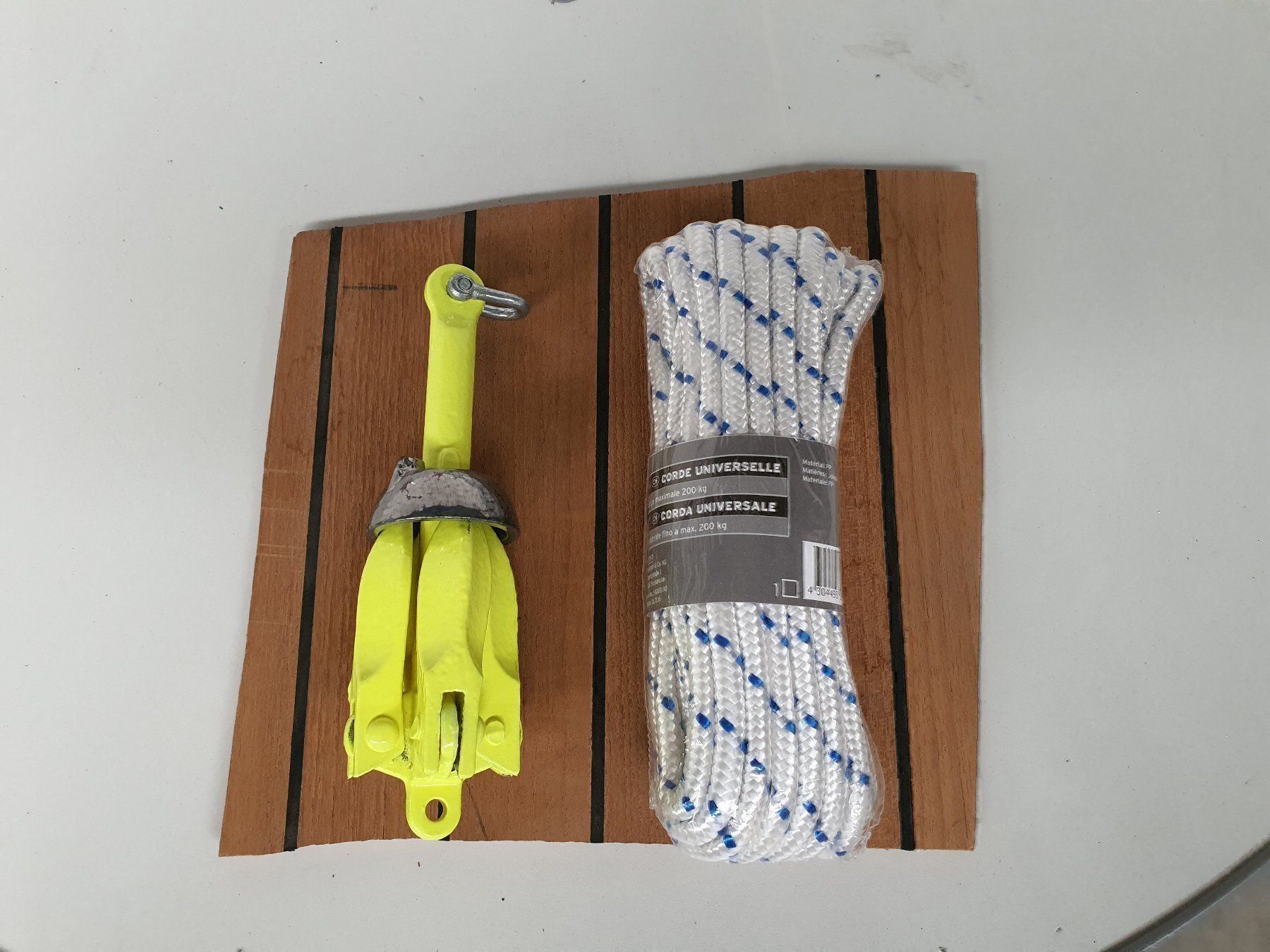 Ancore: SUP/Badeplausch/Schlauch- Boots Anker – Nuovo e nell'imballaggio originale da Hallwil venduto da Dracco 1