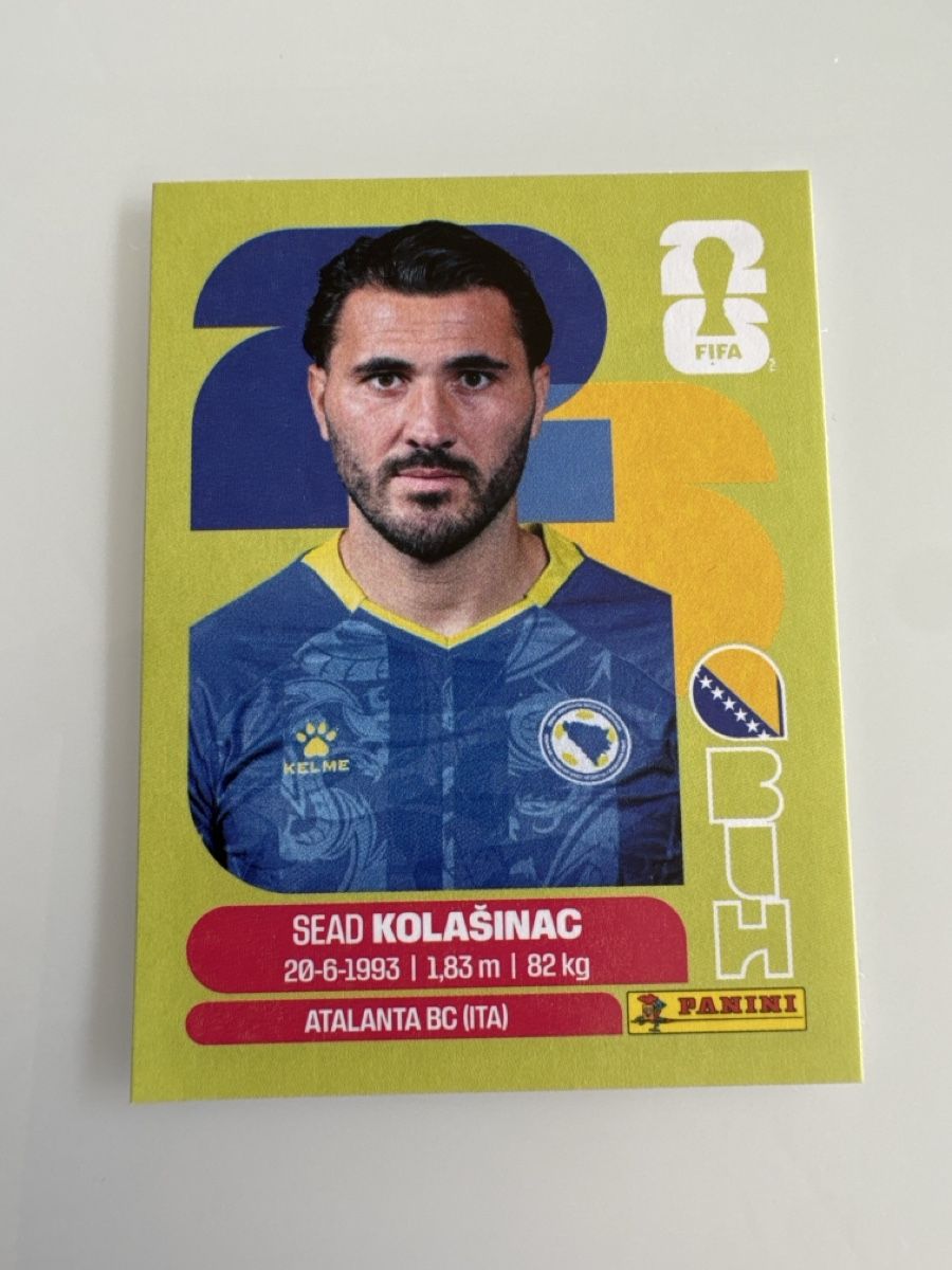Panini Carte collezionabili: Panini 2026 Sead Kolasinac BIH4 – Nuovo (secondo la descrizione) da Bern venduto da akl_sy9s