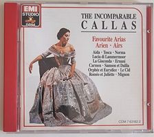 CD Maria Callas "The Incomparable" - Superbe Album!