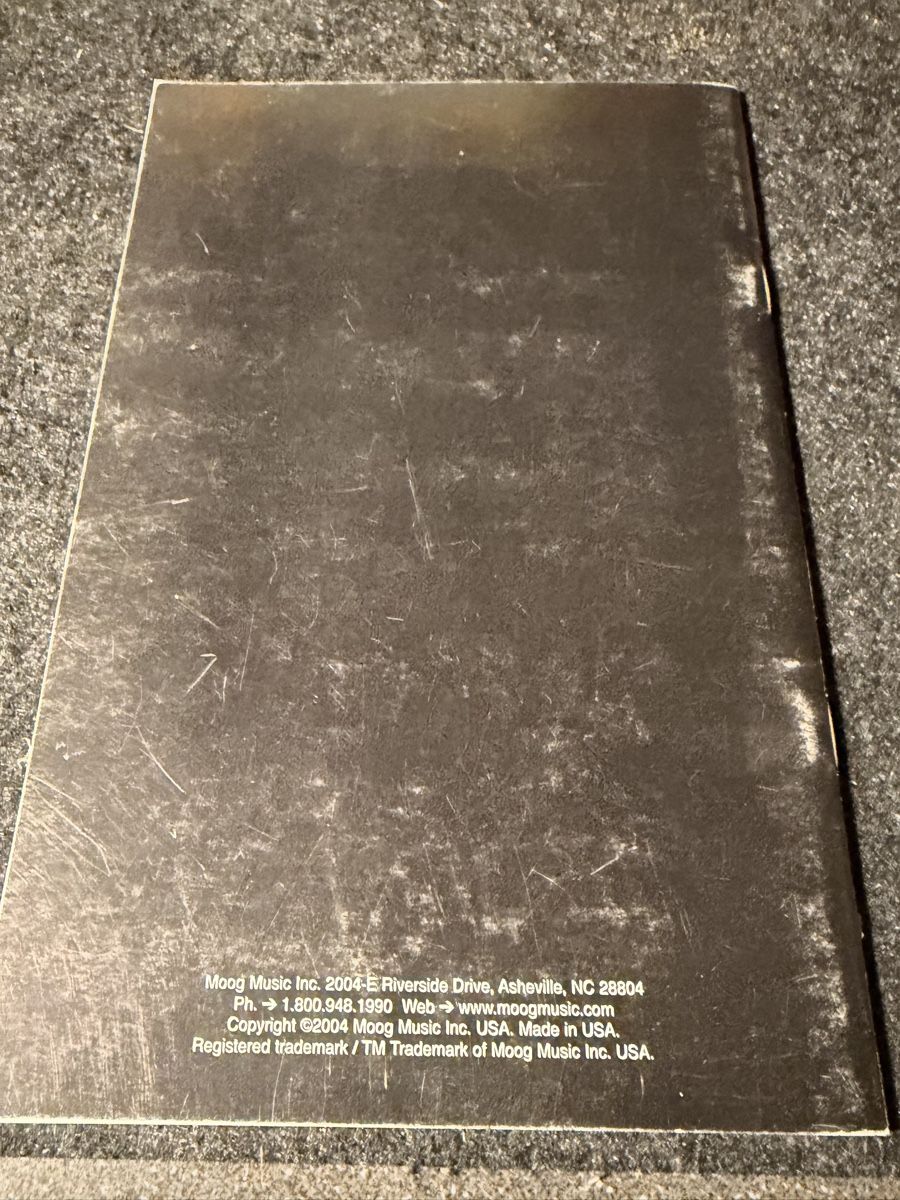 Moog Strumenti musicali: Manuel Moog Moogerfooger MF-101 Low Pass Filter – Usato da fey venduto da Caductilometre 1