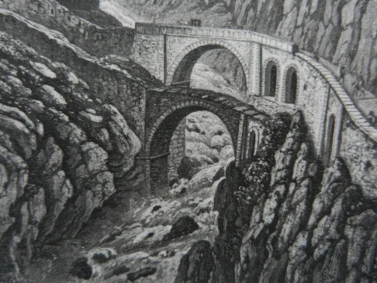 Incisioni: Le pont Diable Teufelsbrücke – Usato da Risch venduto da Rischli15 5