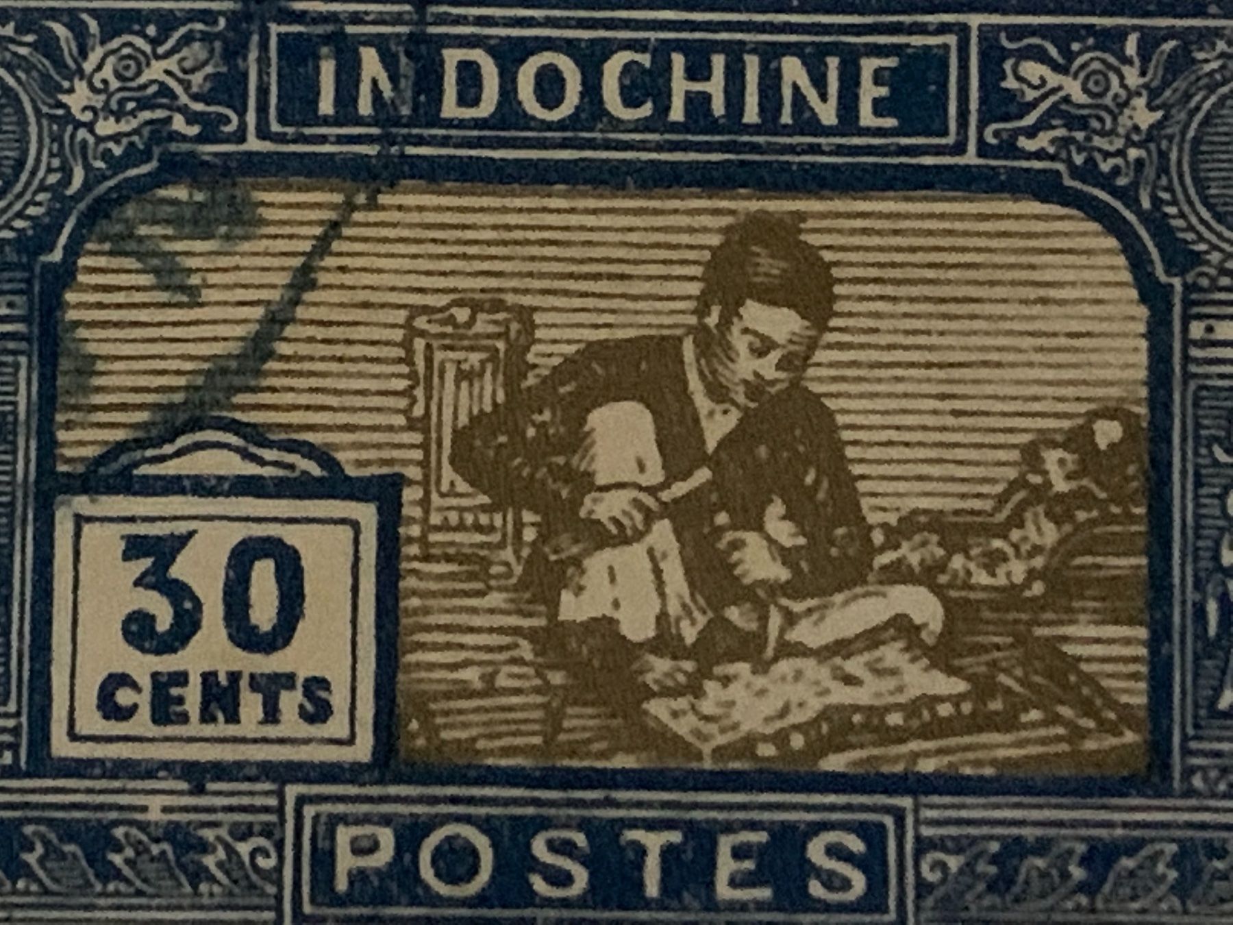 Alle Briefmarken: Timbre - Indochine – Gebraucht aus Petit-Lancy von Solcarm 1