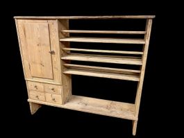 Antikes Regal / Schrank aus Tannenholz