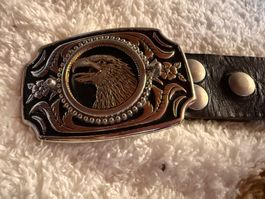 Gürtel mit Schnalle Adler