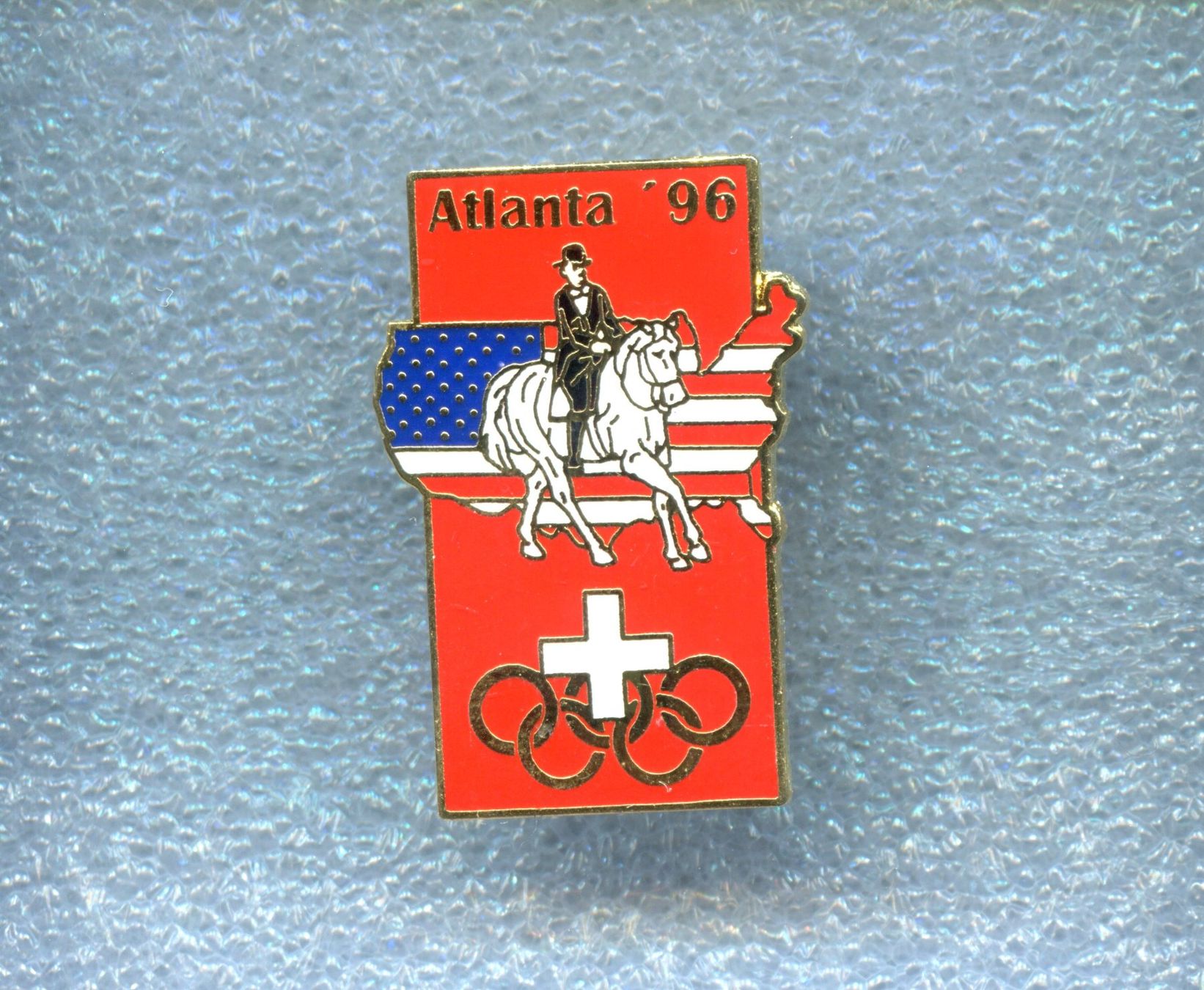 Placchette & Badge: Olympiade Atlanta '96  REITEN – Usato da Winterthur venduto da Sammleroase
