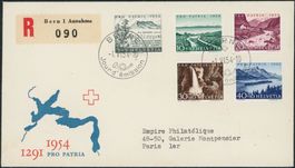 1954 - Pro Patria - FDC ET · fr