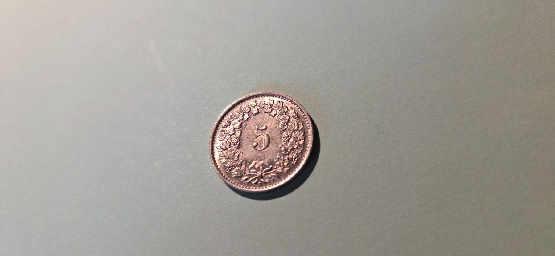 Tutti le monete: CH 5 Rappen 1941 – Usato da Rütschelen venduto da Urmel16 1