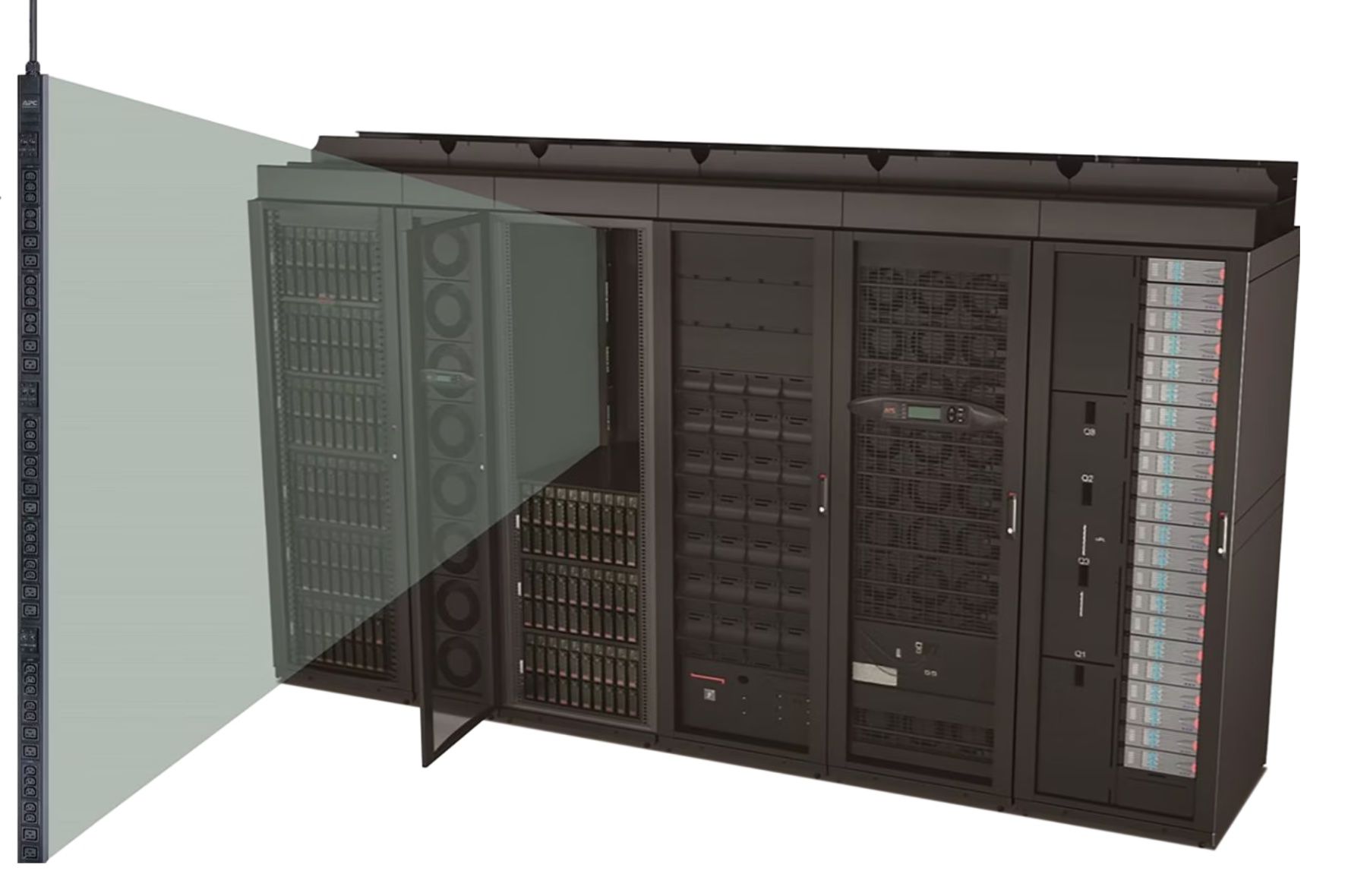 Apc Componenti elettronici: APC Easy Basic ZeroU CEE 7/4 Server-Rack-Stromschiene – Nuovo e nell'imballaggio originale da Tafers venduto da JP911 4