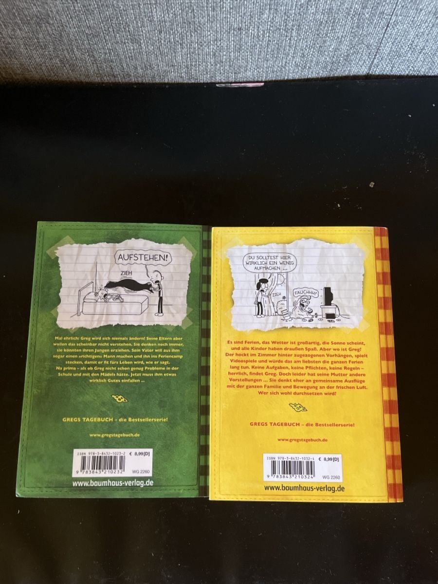 Libri: Gregs Tagebuch 3 und 4 Comic Roman, 2 Bände – Usato da Conters venduto da Bloom007 1