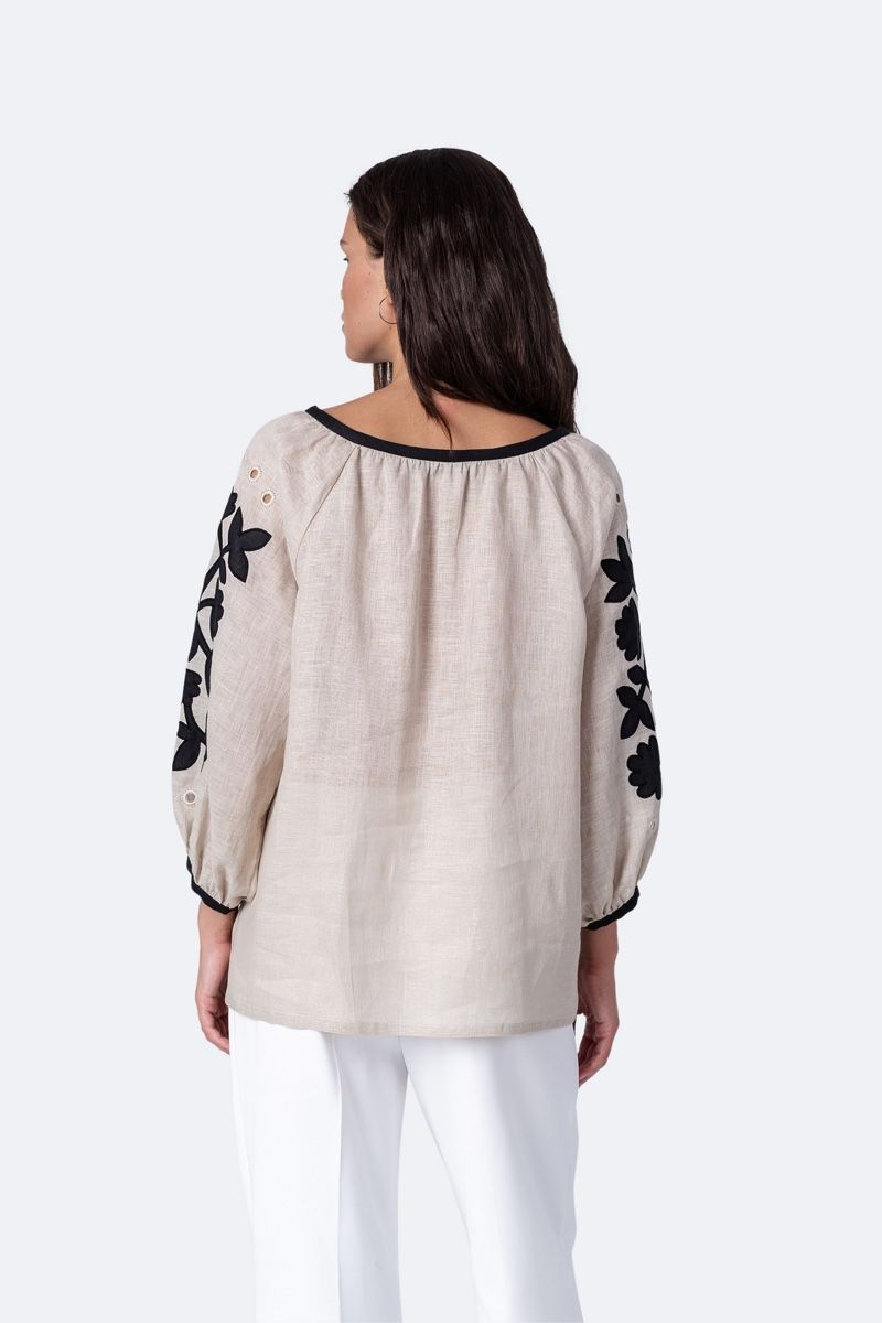 Blusen: Etno Boho Leinen Bluse XS/S – Gebraucht aus Zürich von t8w_gf5y 1