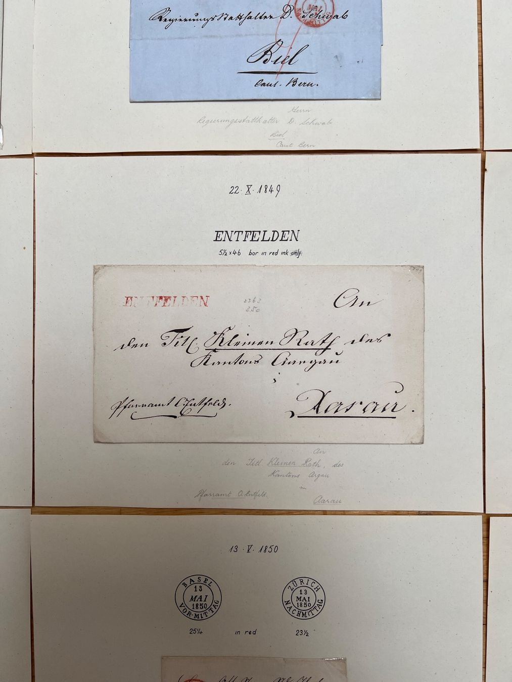 Tutti i francobolli: Kl. Sammlung Falt/Briefe ohne Marken – Usato da Endingen venduto da haifu 2