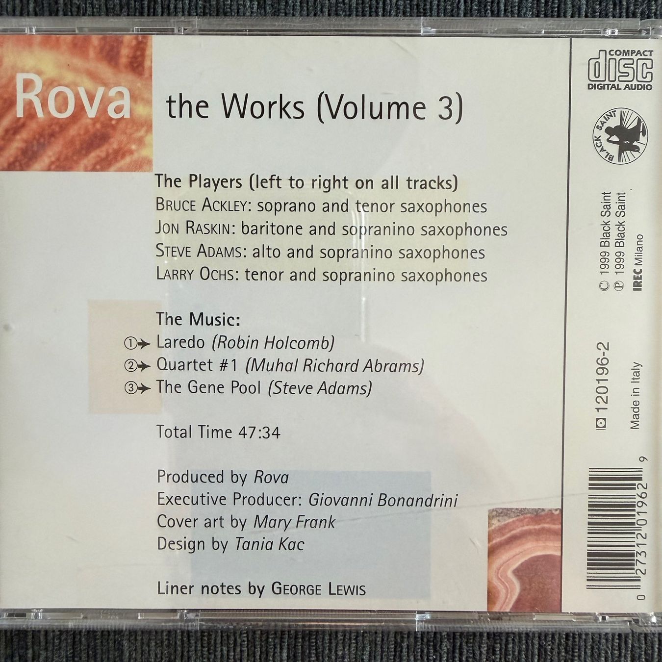 CDs: Rova - The Works (Volume 3) (CD) BlackSaint – D'occasion à Zug par Mirare9 2