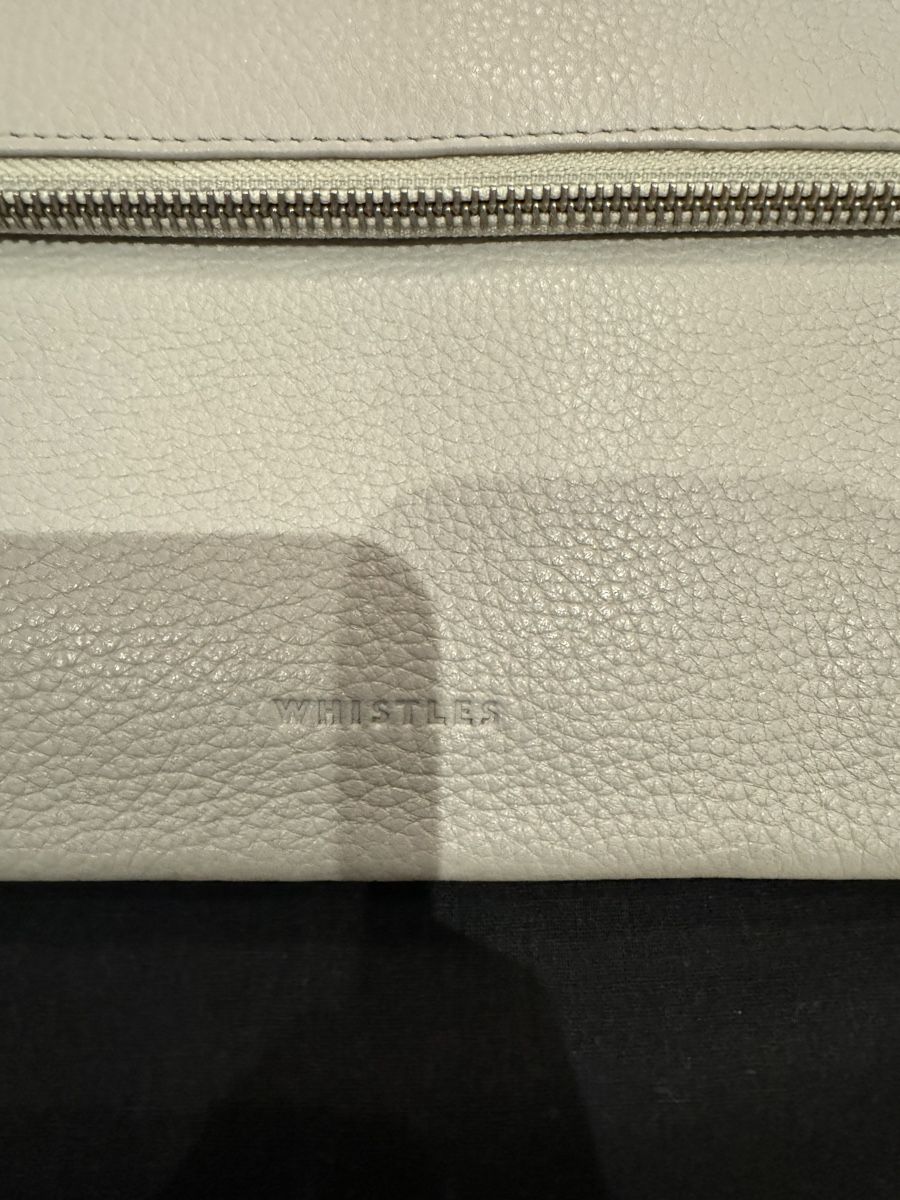 Borse da donna: Whistles grey leather clutch bag – Usato da Zürich venduto da gva_r9gs 2
