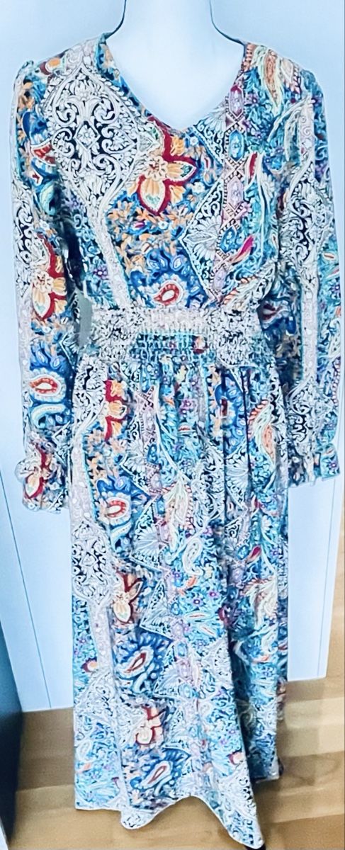 Vestiti: Boho Maxikleid bunt Gr. S Polyester Vintage Look – Nuovo (secondo la descrizione) da Gränichen venduto da RetoLexi