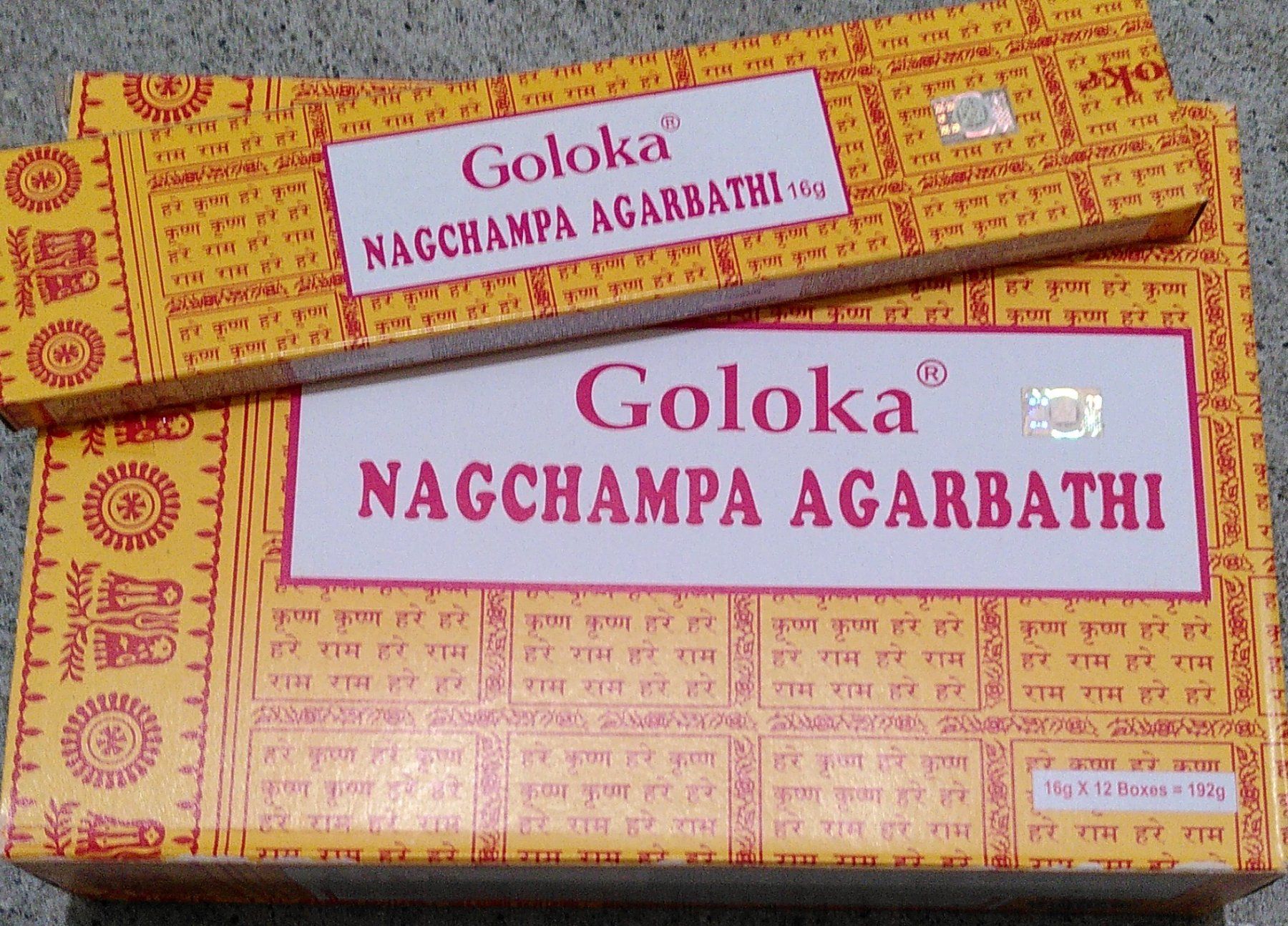 Raumspray: Encens goloka  Nag champa – Neu und originalverpackt aus Lausanne von Soulbrother