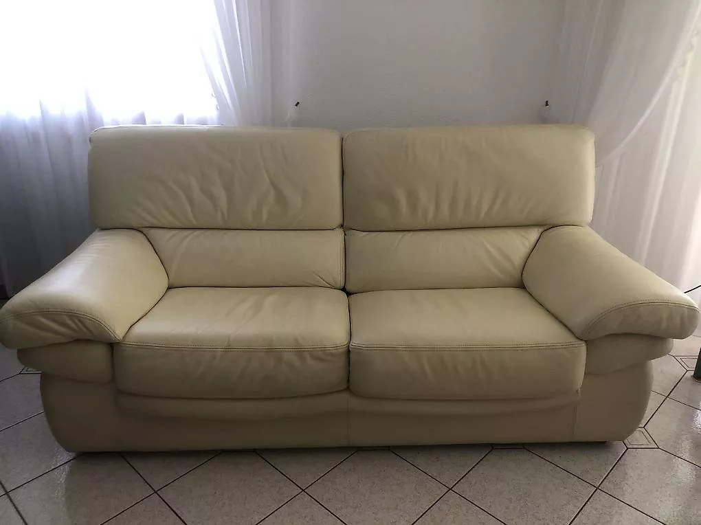 Sofas: Ledersofa – D'occasion à Naters par Keks91
