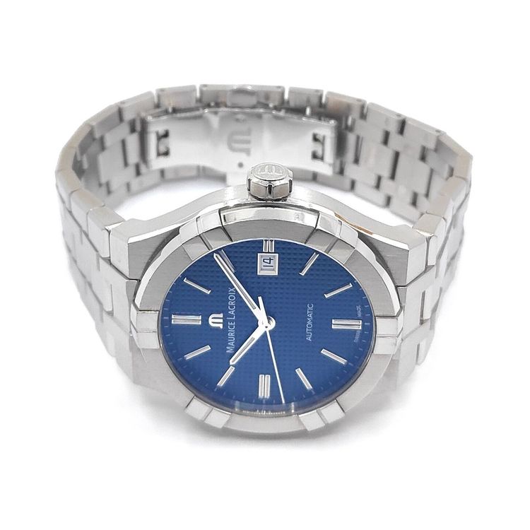 Maurice Lacroix Orologi: Maurice Lacroix Aikon Automatic Date Blue Dial – Usato da Montreux venduto da CashPay_Montreux 3