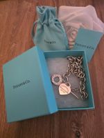 Tiffany & Co. 925 Silber Herz Kette 100 % Original NP 1350