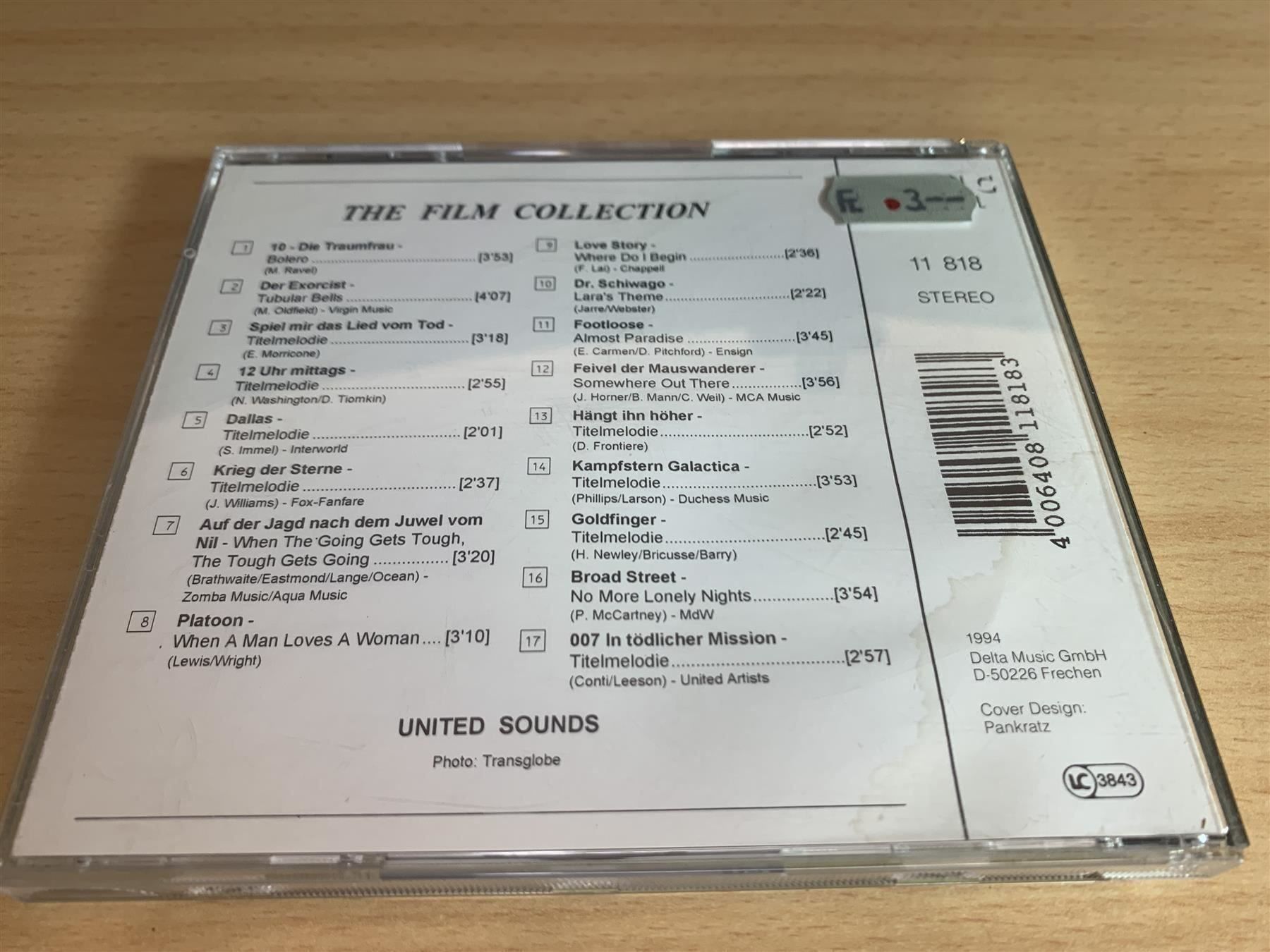 CD: Various Artists - The Film Collection – Usato da Rikon im Tösstal venduto da Alpenmutz 1