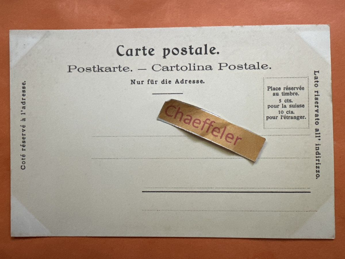 Cartes postales: Souvenir Basel.    189 – D'occasion à Zürich par Chaeffeler 1