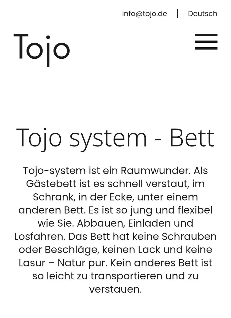 Letti: Tojo Bett inkl. Lattenrost 180x200 – Usato da Aesch BL venduto da Catjpa 5
