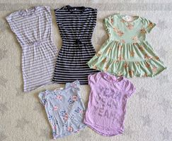 🌸 Sommerkleid/ Röckli & T-Shirts Mädchen Gr. 110/116 🌸