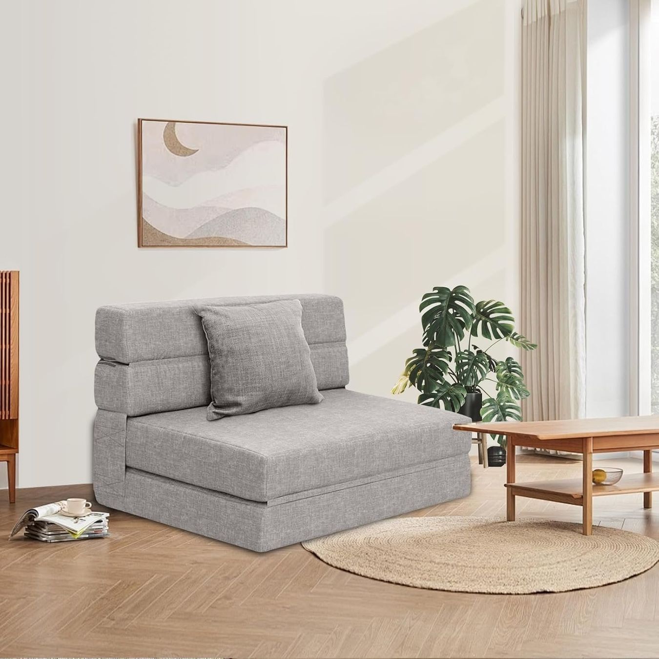 Divani: Schlafsessel Matratze Memoryschaum Hellgrau 100 x 190 cm – Nuovo e nell'imballaggio originale da Dörflingen venduto da Nixhub 6